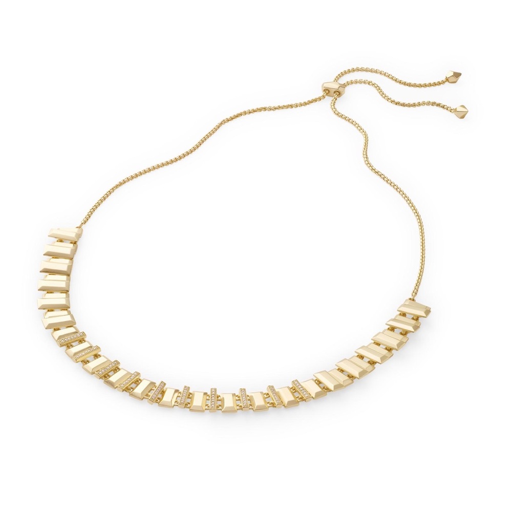 KENDRA SCOTT HARPER ADJUSTABLE NECKLACE GOLD NEW!!